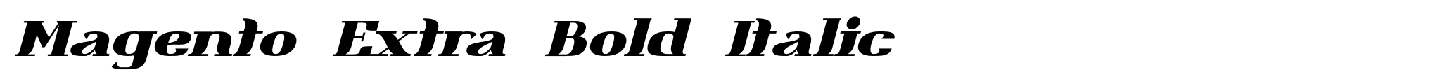 Magento Extra Bold Italic image
